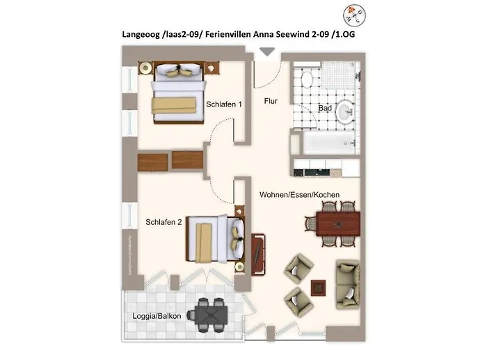 アパート Apartmentvilla Anna Apartmentvilla Anna 2-09